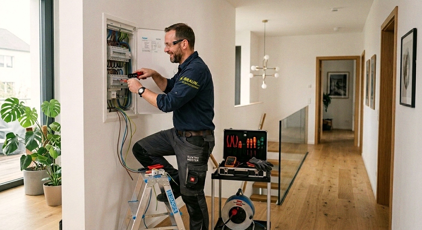 Braun GmbH Elektrotechnik bei der Arbeit